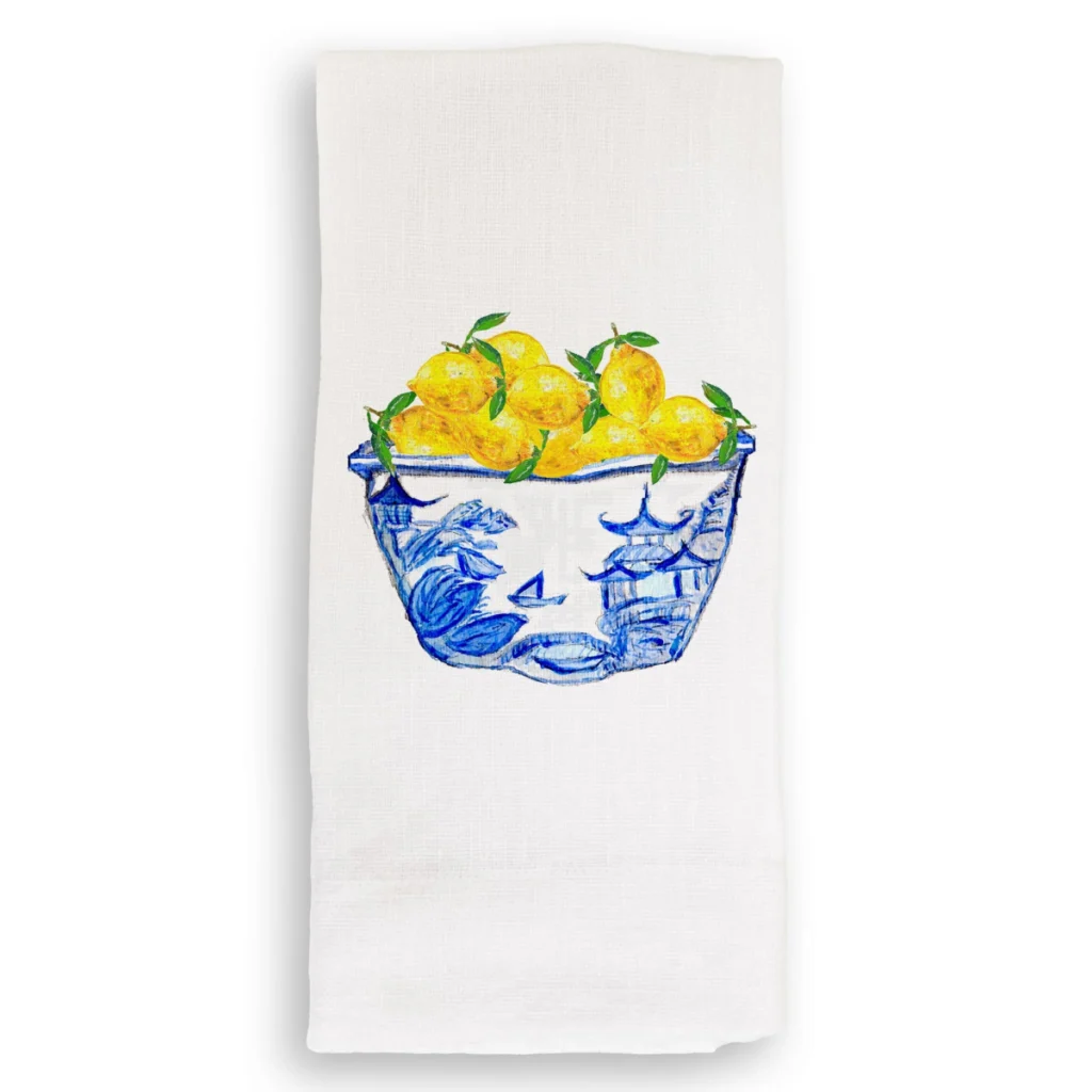 French Graffiti Guest Towel