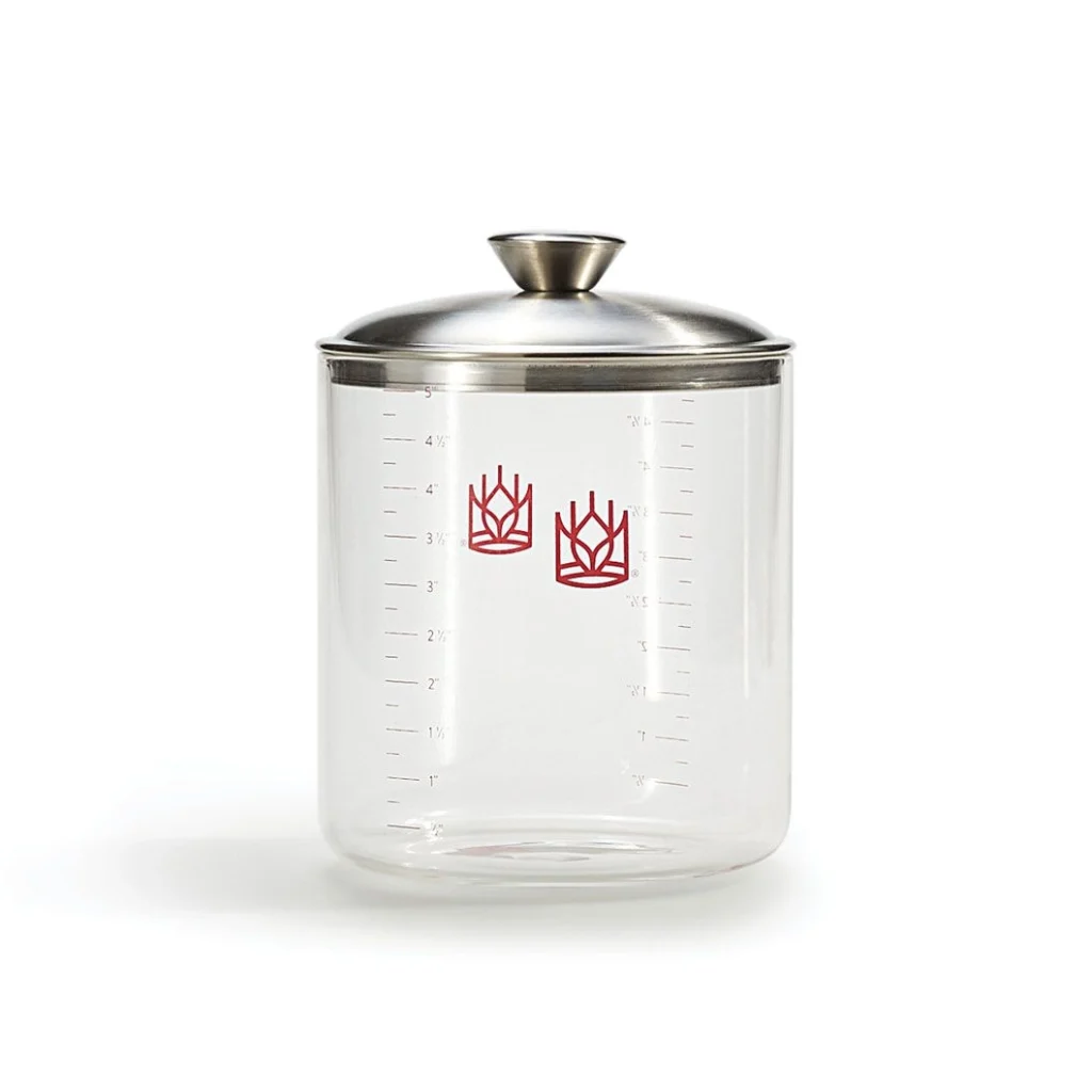 King Arthur Glass Sourdough Crock